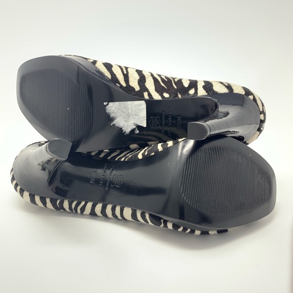 Ann Taylor Zebra Peekaboo Platform Pumps - Picture 4 of 6